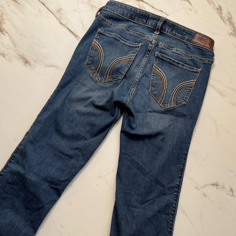 Hollister Y2K Low Rise Boot Stretch Jeans Sz 3S/26 Trendy Retro